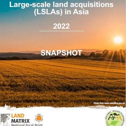 Header for Snapshot: Large-scale land acquisitions (LSLAs) in Asia