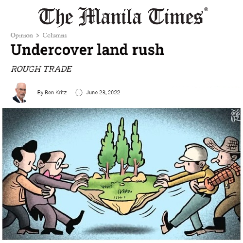 Header for Undercover land rush